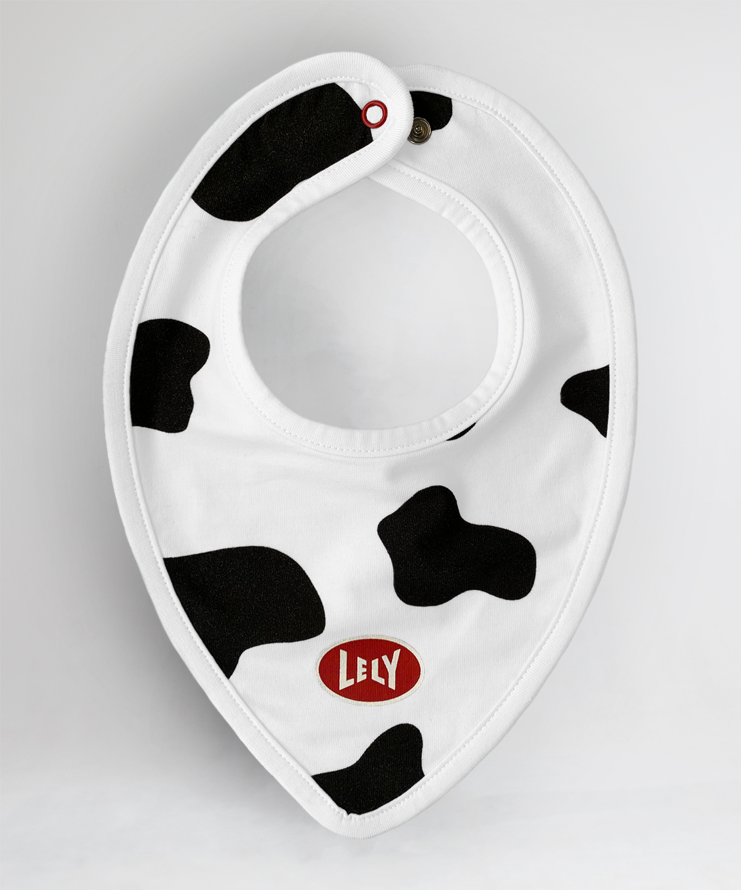 Bavoir enfants noir/ blanc vache Bavoir enfants noir/ blanc vache